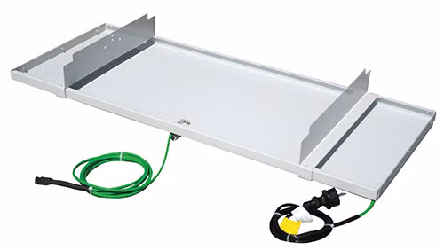 Kondensatpanne med varmekabel